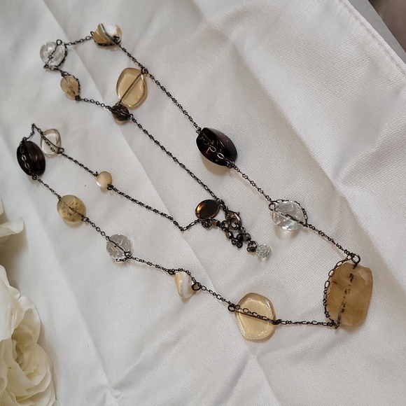 White House Black Market beaded 30" necklace - Picture 7 of 9